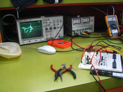 Picture of oscilloscope